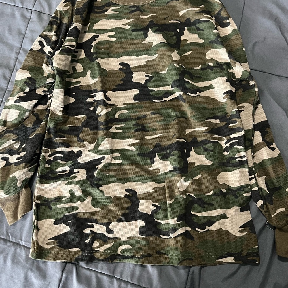Camouflage Long Sleeve Shirt